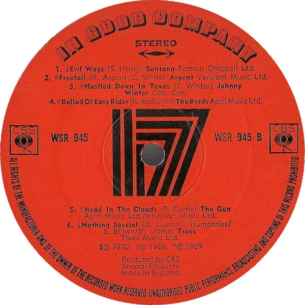 Various : In Good Company (LP, Comp)