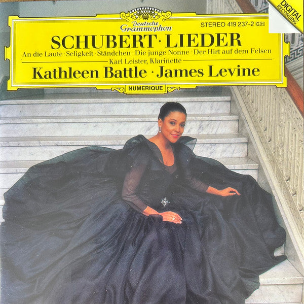 Franz Schubert, Kathleen Battle, James Levine (2) : Lieder (CD, Album)