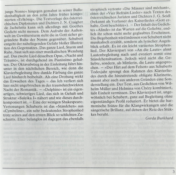 Franz Schubert, Kathleen Battle, James Levine (2) : Lieder (CD, Album)