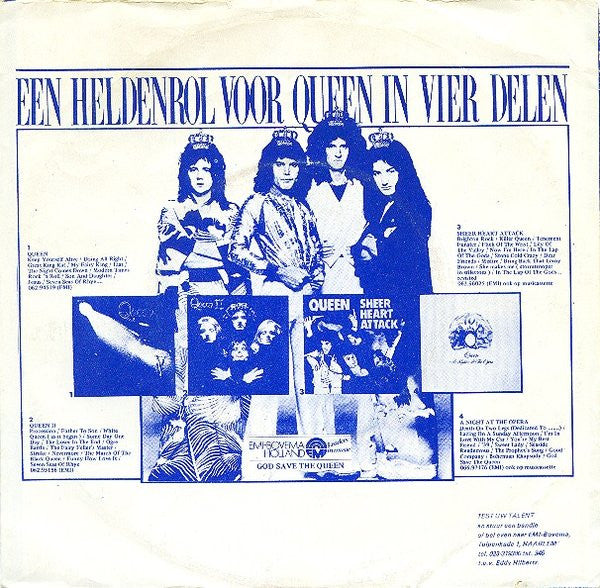 Queen : Bohemian Rhapsody (7", Single, Adv)