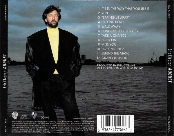 Eric Clapton : August (CD, Album, RE, RM)