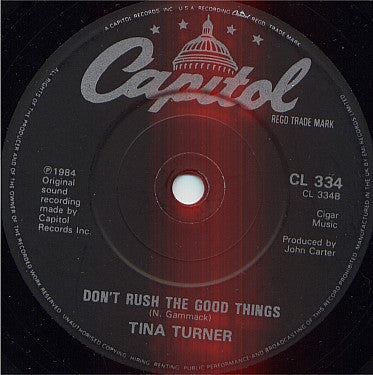 Tina Turner : What's Love Got To Do With It (7", Pap)