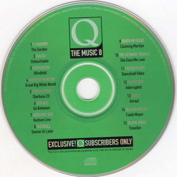 Various : Q The Music 8 (CD, Comp)