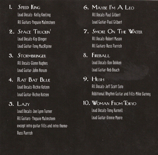 Various : Smoke On The Water: A Tribute (CD, Comp)