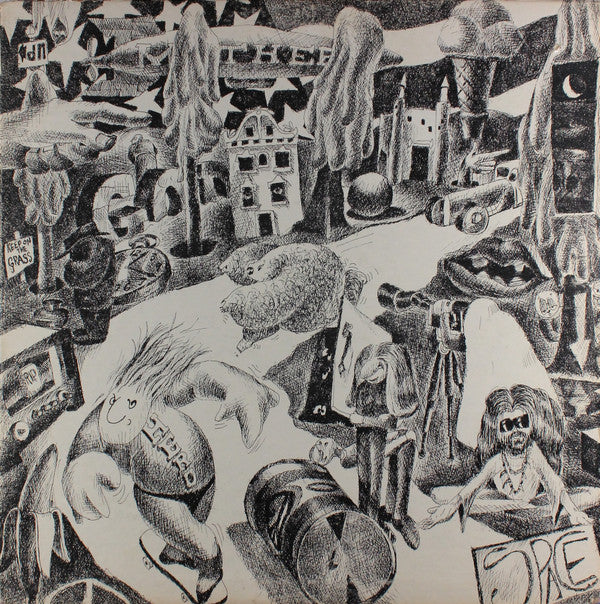 The Incredible Broadside Brass Bed Band : The Great Grizzly Bear Hunt (LP, Album)