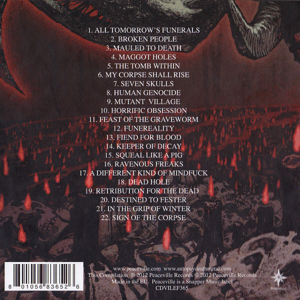 Autopsy (2) : All Tomorrow's Funerals (CD, Comp, RM, Dig)