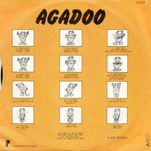 Black Lace : Agadoo (7", Single, Sil)