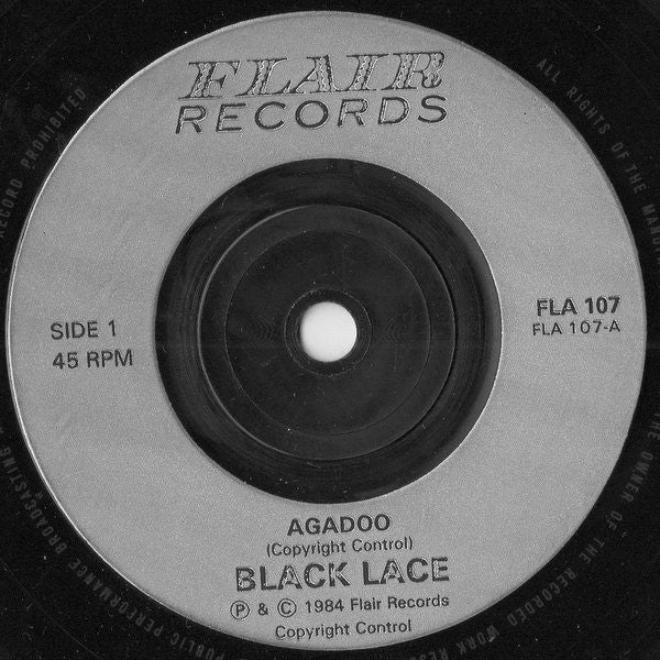 Black Lace : Agadoo (7", Single, Sil)