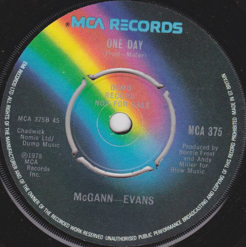 McGann-Evans : D.I.A.L.I.N.' Diane (7", Promo)