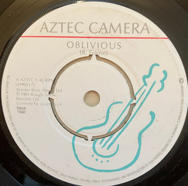 Aztec Camera : Oblivious (7", Single, RE, Kno)