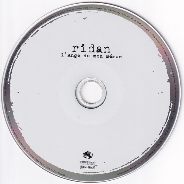 Ridan : L'ange De Mon Démon (CD, Album)