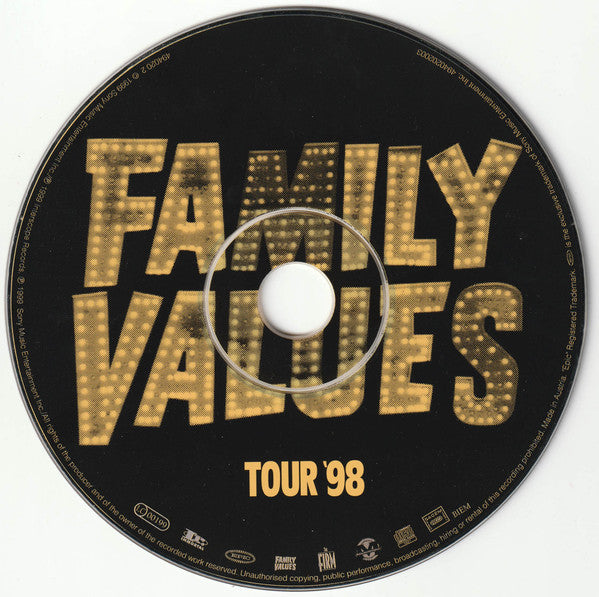 Various : Family Values Tour '98 (CD, Comp)
