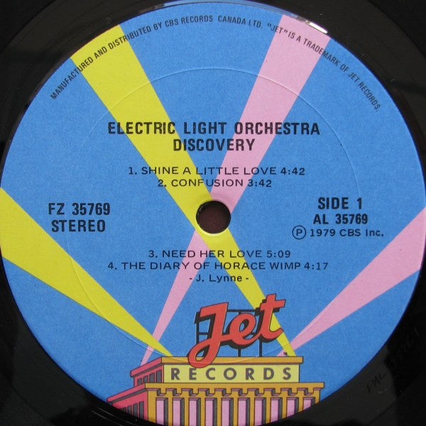 Electric Light Orchestra : Discovery (LP, Album, Gat)
