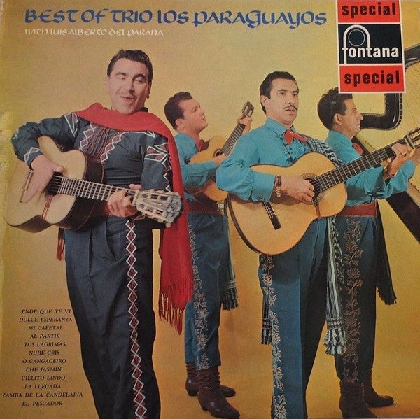 Trio Los Paraguayos And Luis Alberto Del Parana* : The Best Of Los Paraguayos (LP, Comp, RE)