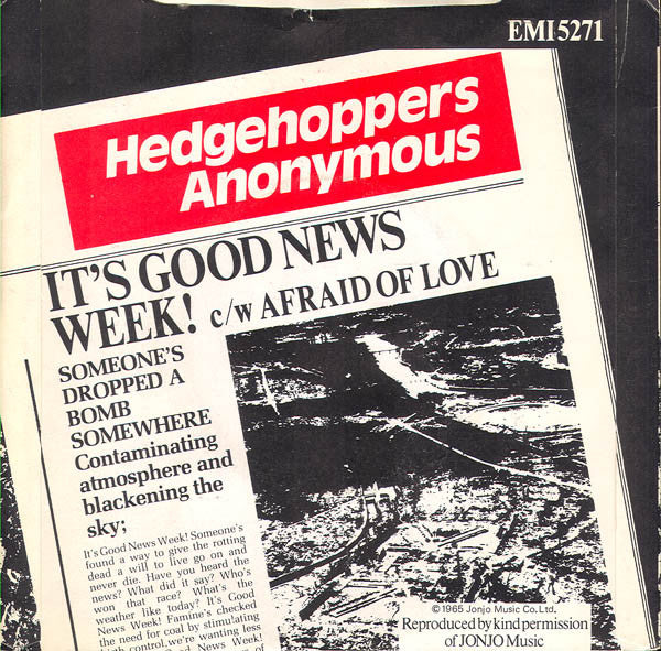 Hedgehoppers Anonymous : It's Good News Week (7", Single, RE)