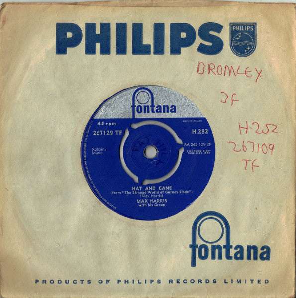 Max Harris With His Group : Gurney Slade (7", Single)