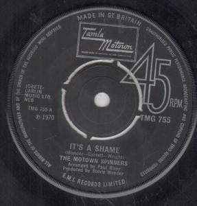 The Motown Spinners* : It's A Shame (7", Single, Kno)