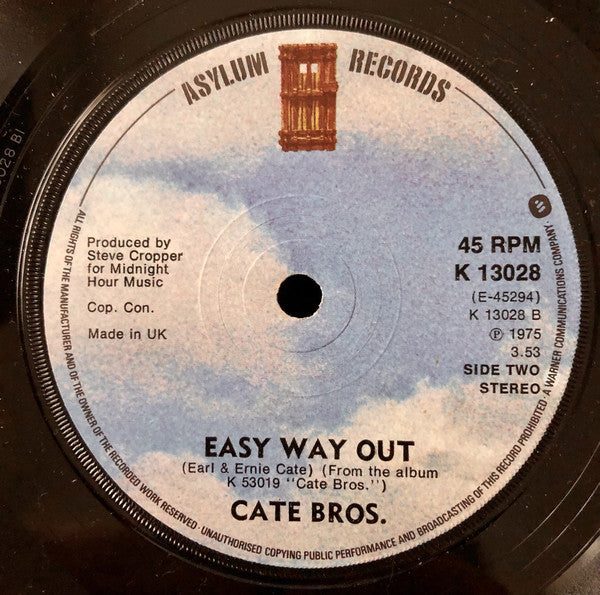 Cate Brothers : Union Man (7", Single)