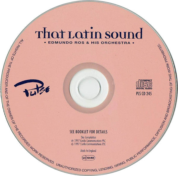 Edmundo Ros & His Orchestra : That Latin Sound (CD, Comp, RM, RP)