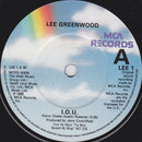 Lee Greenwood : I.O.U. (7", Single)