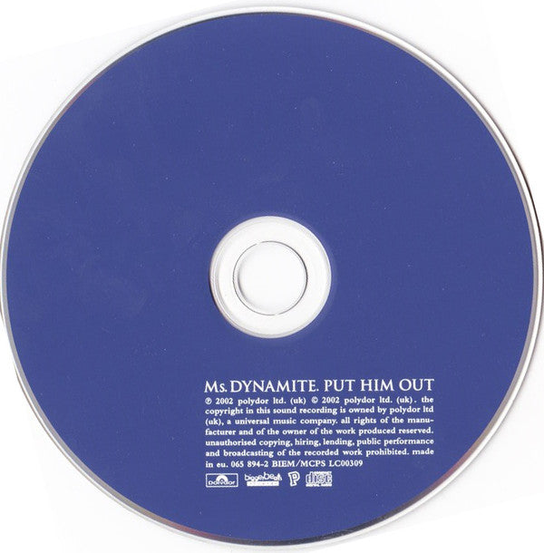 Ms. Dynamite : Put Him Out (CD, Single, Enh)