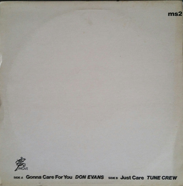 Don Evans (3) / Tune Crew : Gonna Care For You / Just Care (12")