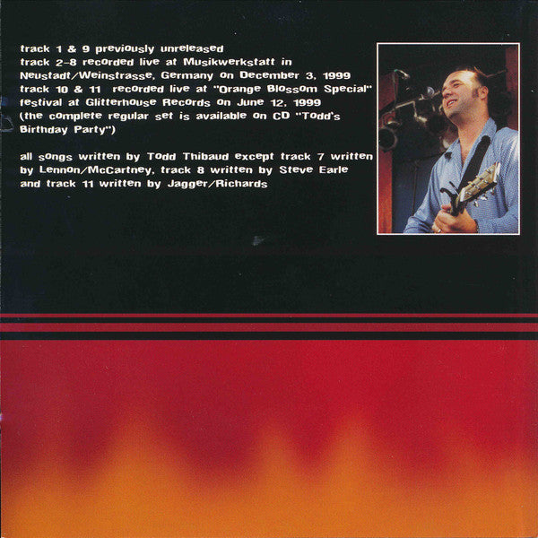 Todd Thibaud : Dead Flowers (CD, Album)