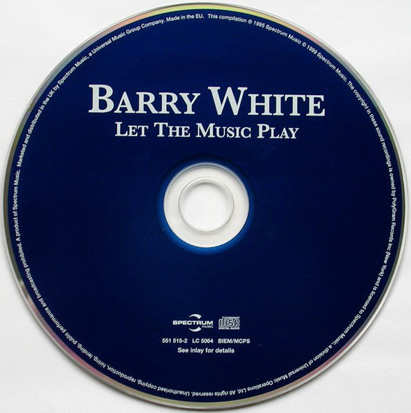 Barry White : Let The Music Play (CD, Comp)