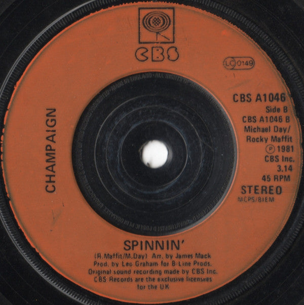 Champaign : How 'Bout Us (7", Single, Inj)