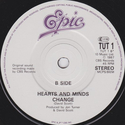 Hearts And Minds : Turning Turtle (7", Single)