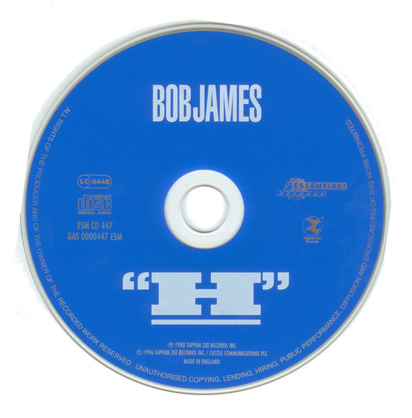 Bob James : "H" (CD, Album, RE)