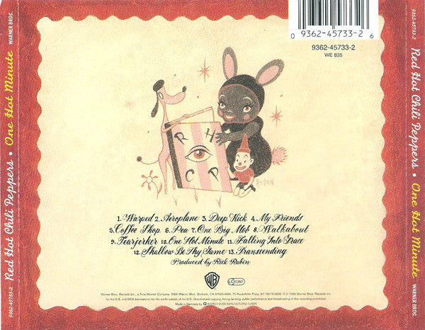 Red Hot Chili Peppers : One Hot Minute (CD, Album, RE, RP)