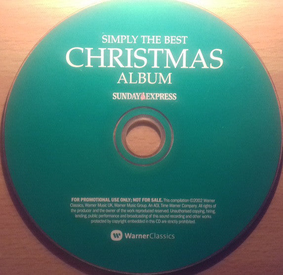 Various : Simply The Best Christmas Album (CD, Comp, Promo)