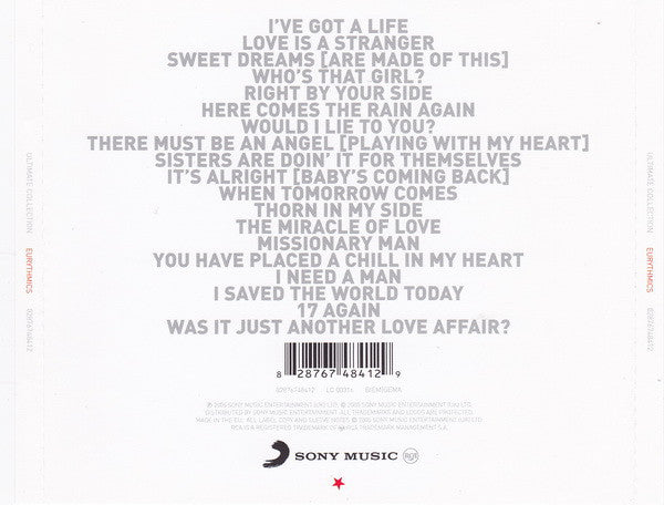 Eurythmics : Ultimate Collection (CD, Comp, RE, RM)
