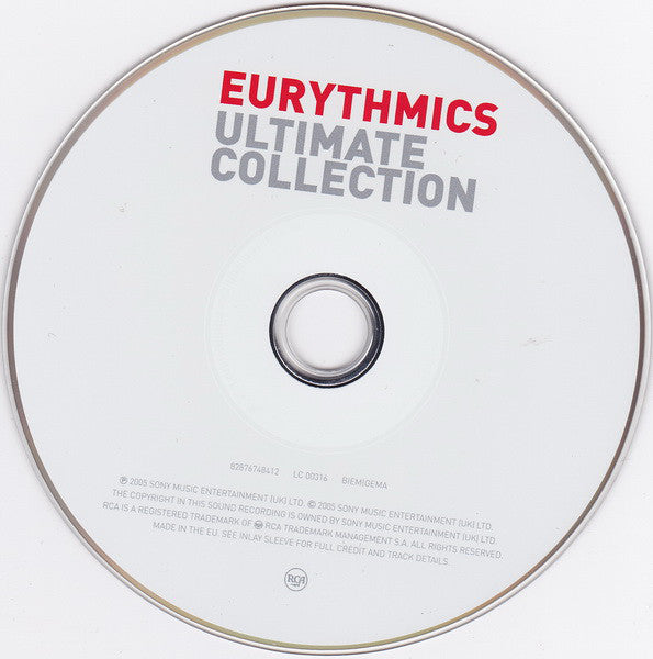Eurythmics : Ultimate Collection (CD, Comp, RE, RM)