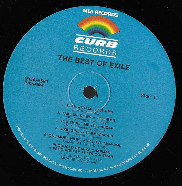 Exile (7) : The Best Of Exile (LP, Comp)