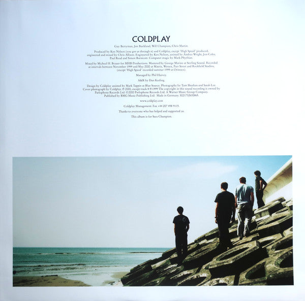 Coldplay : Parachutes (LP, Album, RE, Cle)