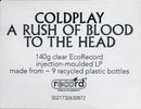 Coldplay : A Rush Of Blood To The Head (LP, Album, RE, Cle)