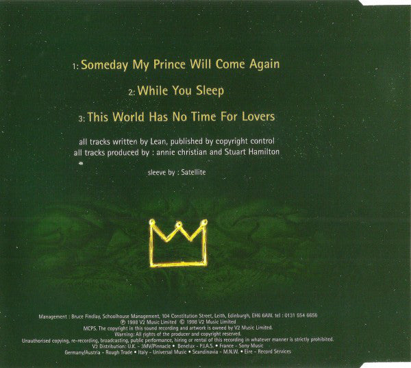 Annie Christian : Someday My Prince Will Come Again (CD, Single)