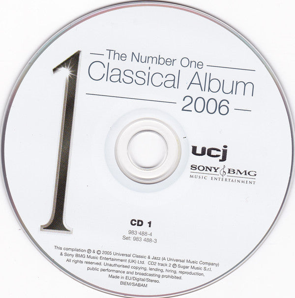 Various : The Number One Classical Album 2006 (2xCD, Comp)