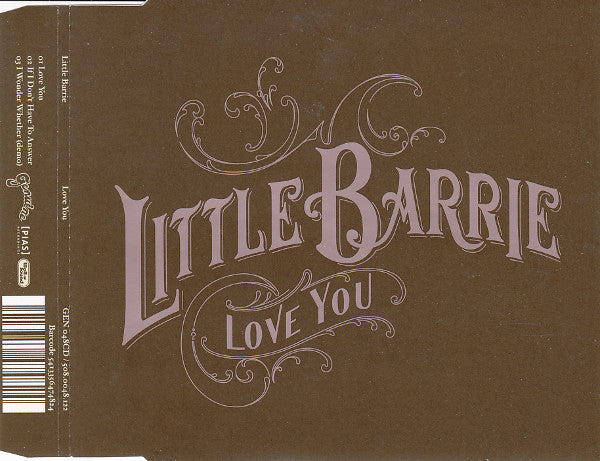 Little Barrie : Love You (CD, Single)