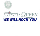 Five + Queen : We Will Rock You (CD, Single, Enh, Ltd)