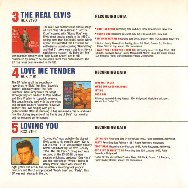 Elvis Presley : The E.P. Collection (11x7", EP, Mono, RE, RM + Box, Comp, Ltd)