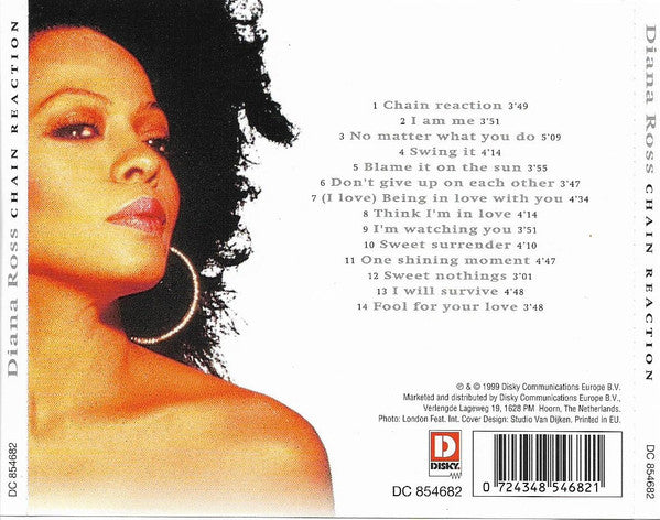 Diana Ross : Chain Reaction (CD, Comp)