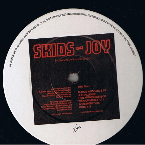 Skids : Joy (LP, Album)