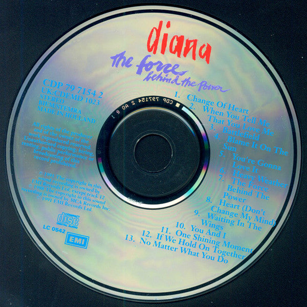 Diana Ross : The Force Behind The Power (CD, Album)