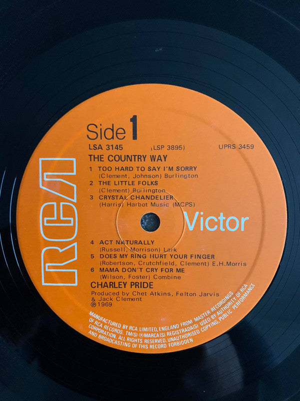 Charley Pride : The Country Way (LP, Album, RE)