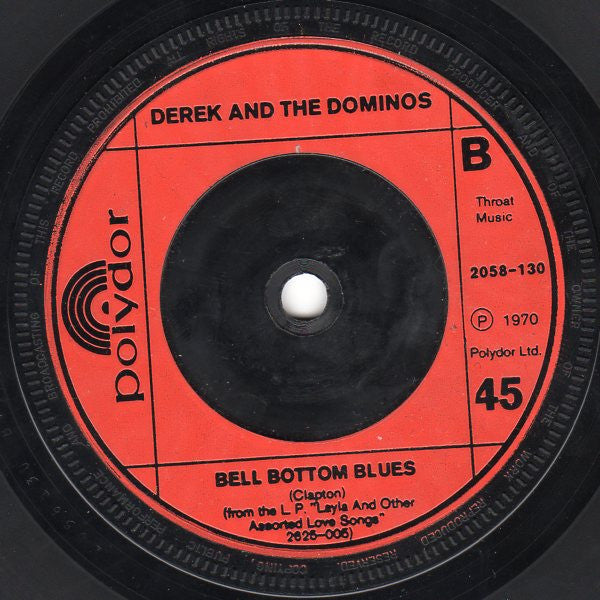 Derek & The Dominos : Layla (7", Single, Inj)