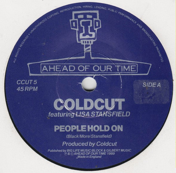 Coldcut Featuring Lisa Stansfield : People Hold On (7", Single)