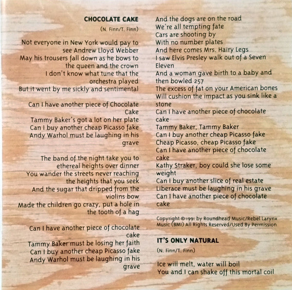 Crowded House : Woodface (CD, Album, RE)